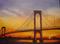 Art: Florida Bridge at Sunset by Artist Barbara Haviland