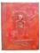 Art: Handmade Journal RedOrange by Artist Elis Cooke