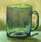 Art: Green Glass Mug  by Artist Barbara Haviland
