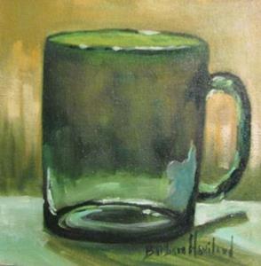 Detail Image for art Green Glass Mug 