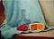Art: CHeese,Pepper and Bottle by Artist Barbara Haviland