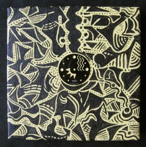 Detail Image for art Flake tribal swatch watch dial (sold) Detail Image for art Flake tribal swatch watch dial (sold)