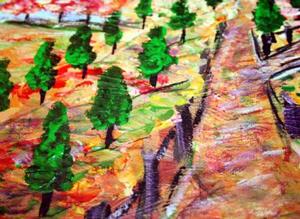 Detail Image for art THE WAY TO THA CHURCH