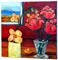 Art: FLOWERS FOR YOU by Artist LUIZA VIZOLI