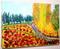 Art: AUTUMN LANDSCAPE by Artist LUIZA VIZOLI