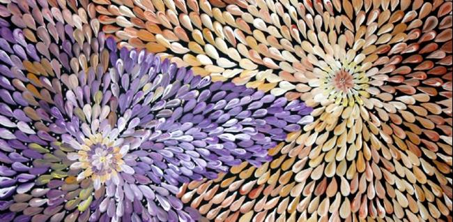 Art: PARADISE FLOWERS by Artist LUIZA VIZOLI