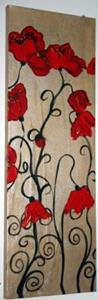 Detail Image for art RED POPPIES IN THE MORNING
