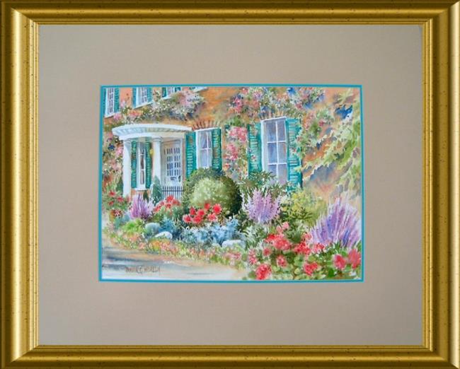 Art: English Garden Entry by Artist Pamela K Wilhelm