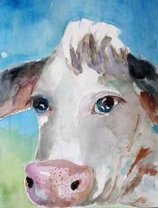 Detail Image for art Big Eyed Cow 