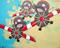Art: Red plane race by Artist Veronique Perron